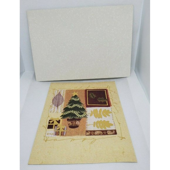 Paper Magic Group Christmas Tree Gold Leaf Signature Collection Greeting Card - Picture 2 of 11
